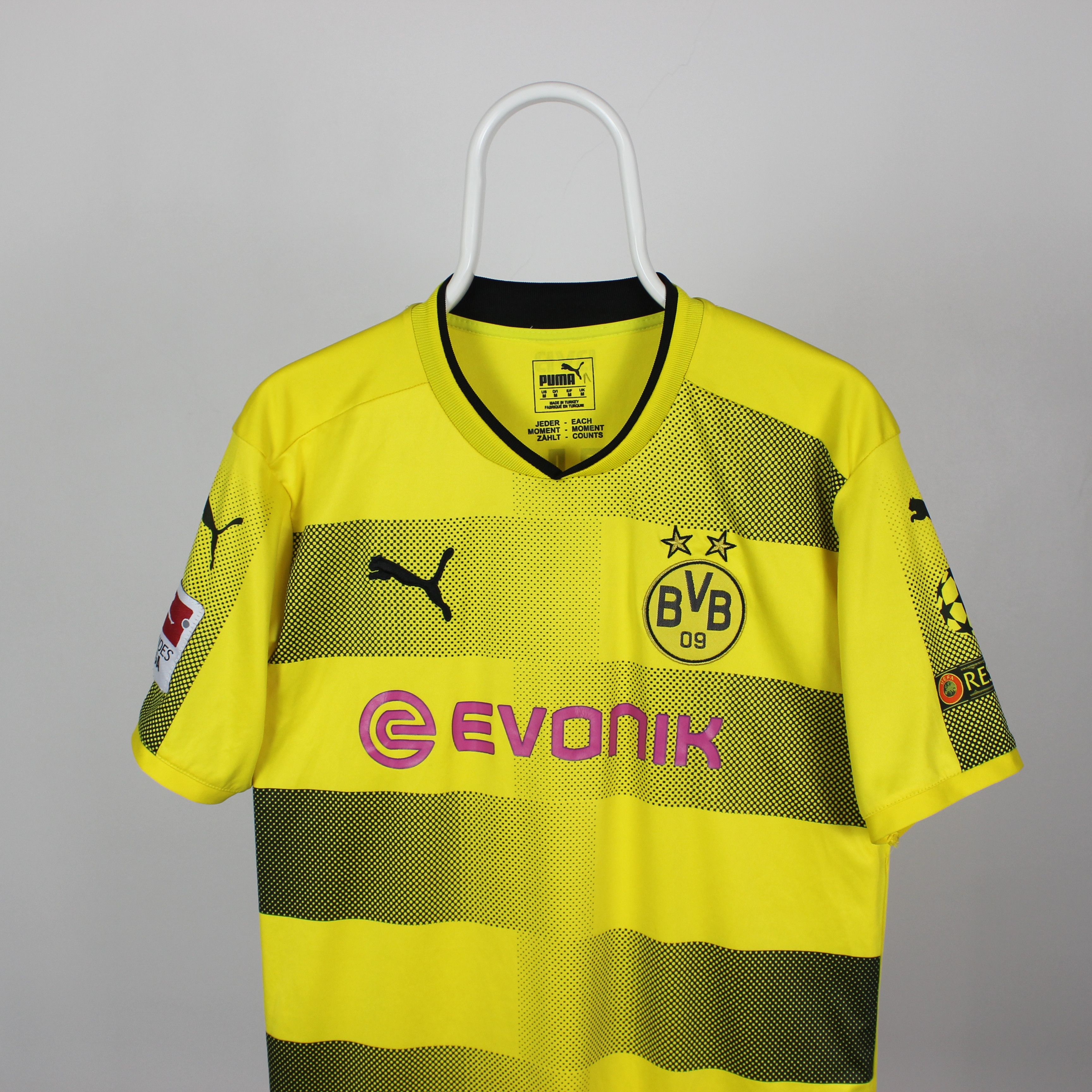 Puma BORUSSIA DORTMUND 2017 2018 Home Football Shirt Jersey Puma Size US M / EU 48-50 / 2 - 9 Thumbnail