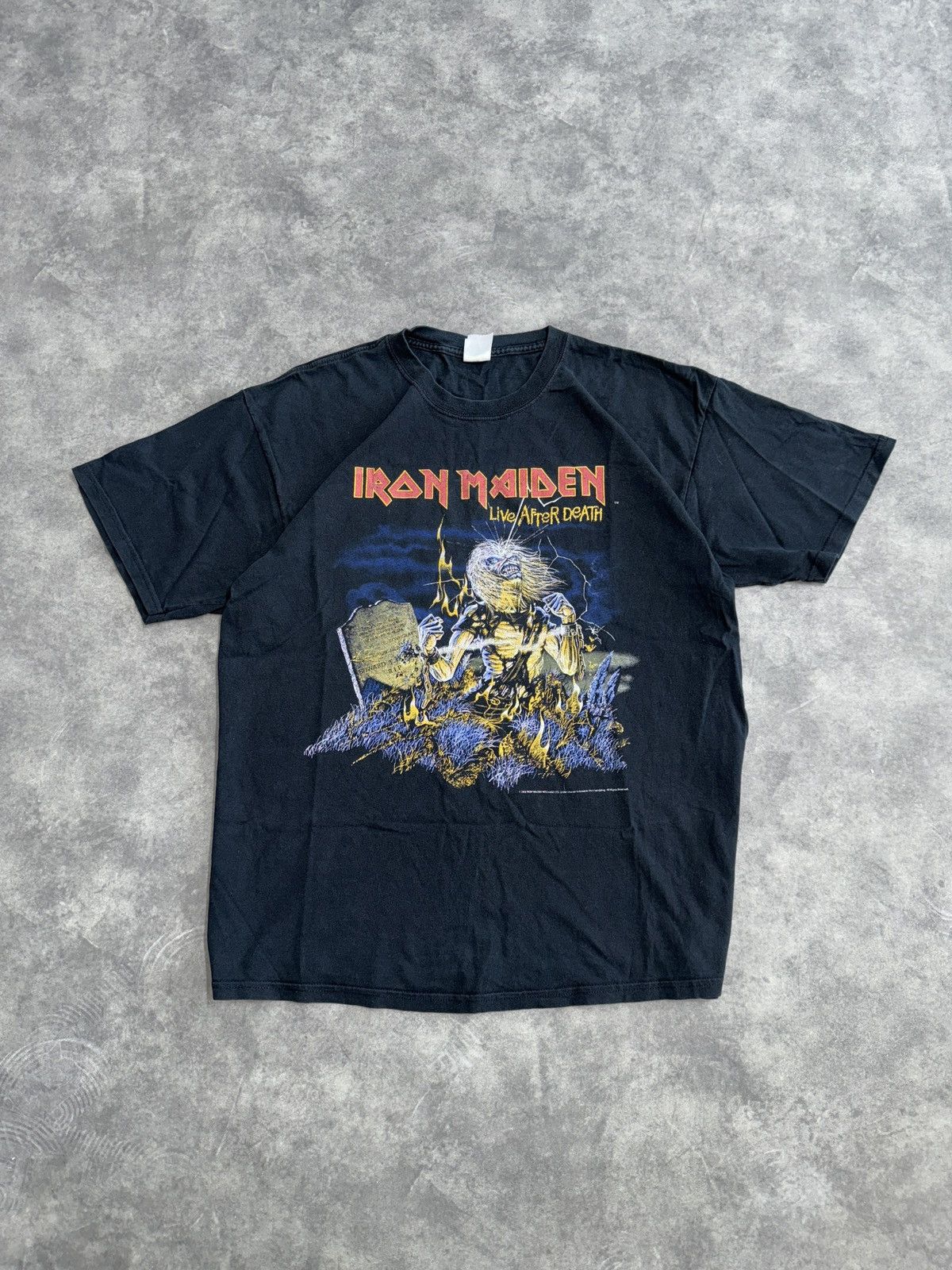 Gildan 2005 vintage merch band tee iron maiden licence of gildan Size US XL / EU 56 / 4 - 2 Thumbnail