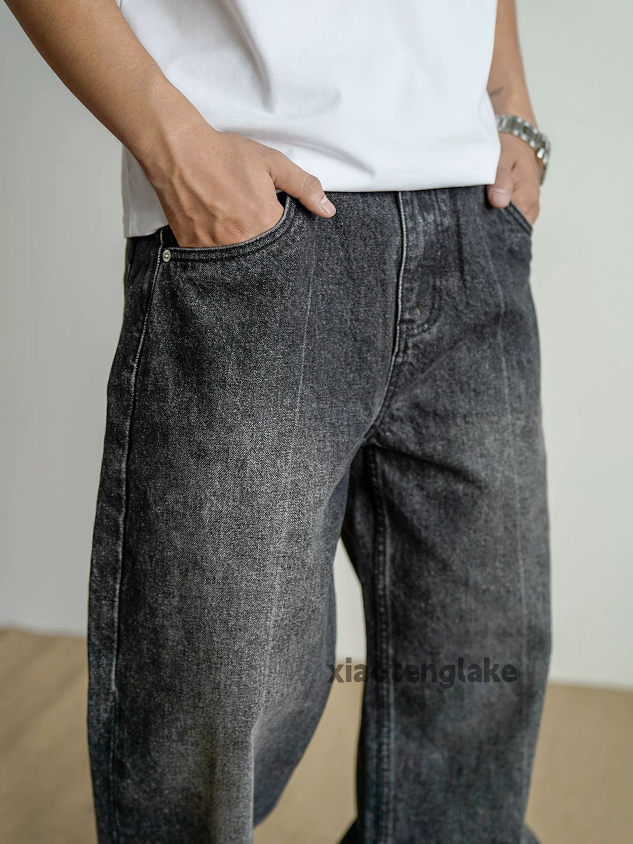 Jean × Vintage utility outdoor workwear carpenter cargo yuppie jeans Size US 38 / EU 54 - 2 Thumbnail