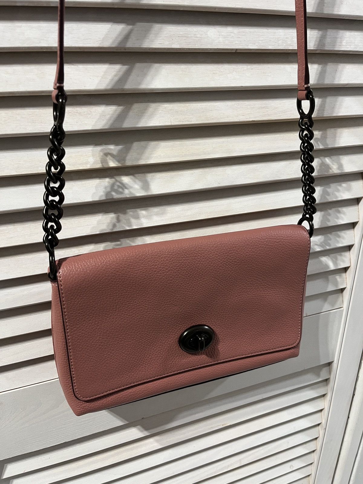 Coach × Designer × Vintage Bag COACH 1494 Pebble Leather Crosstown Size ONE SIZE - 3 Thumbnail