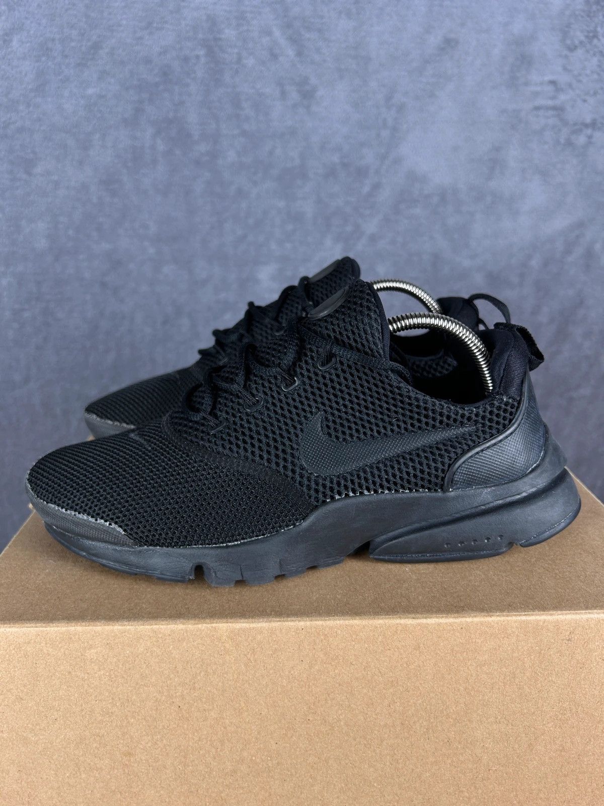 Nike Nike Presto Fly tripple black mini logo swoosh sneakers Size US 5 / IT 35 - 2 Thumbnail