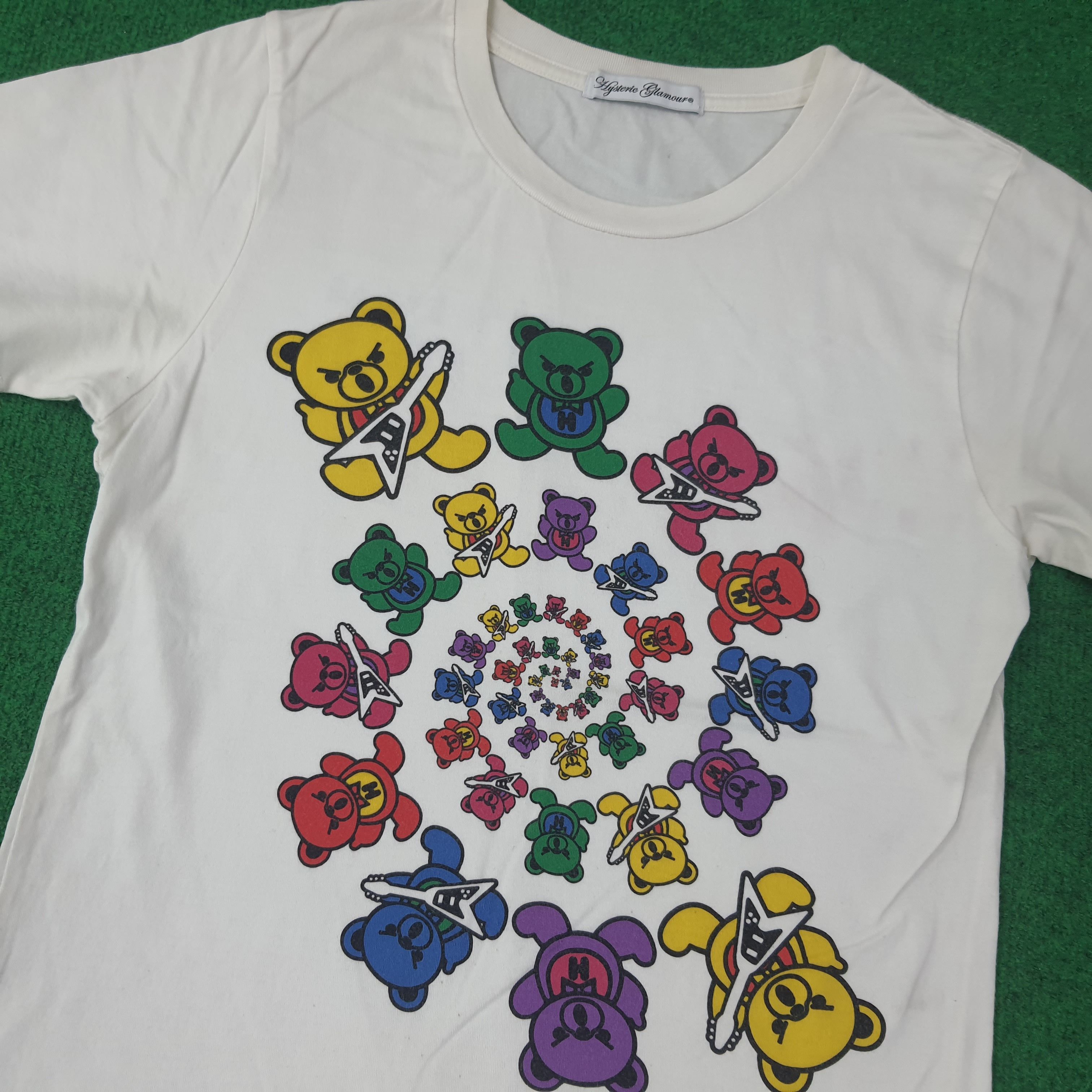 Hysteric Glamour Vintage Hysteric Glamour Bear Streetwear Tshirt C259N63 Size XS / US 0-2 / IT 36-38 - 2 Thumbnail