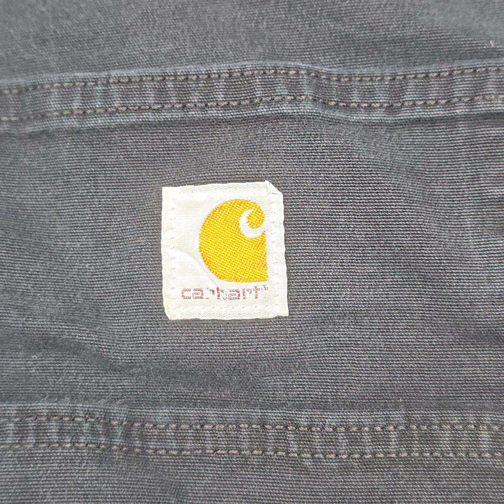 Carhartt VINTAGE Carhartt Pants Duck Pant Men's 28x 26 31x30 Rugged Flex Relaxed Fit Canvas Cotton Black Straight Front Pocket Zipper Button Size US 28 / EU 44 - 4 Thumbnail