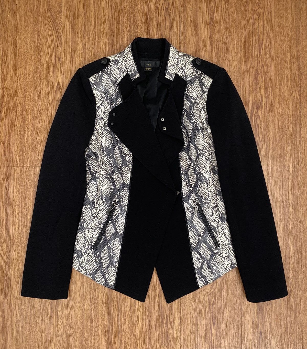 If Six Was Nine Viki snakeskin blazer i6w9 styled Size M / US 6-8 / IT 42-44 - 1 Thumbnail