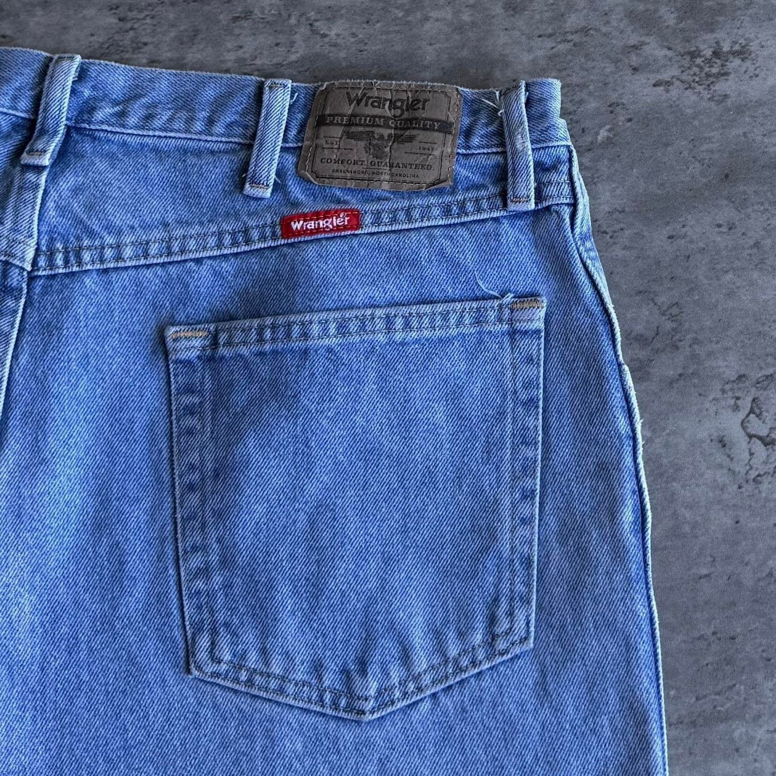 Levi's × Vintage × Wrangler Vintage Y2K Wrangler Light Wash Grunge Opium Baggy Jeans Size US 36 / EU 52 - 3 Thumbnail