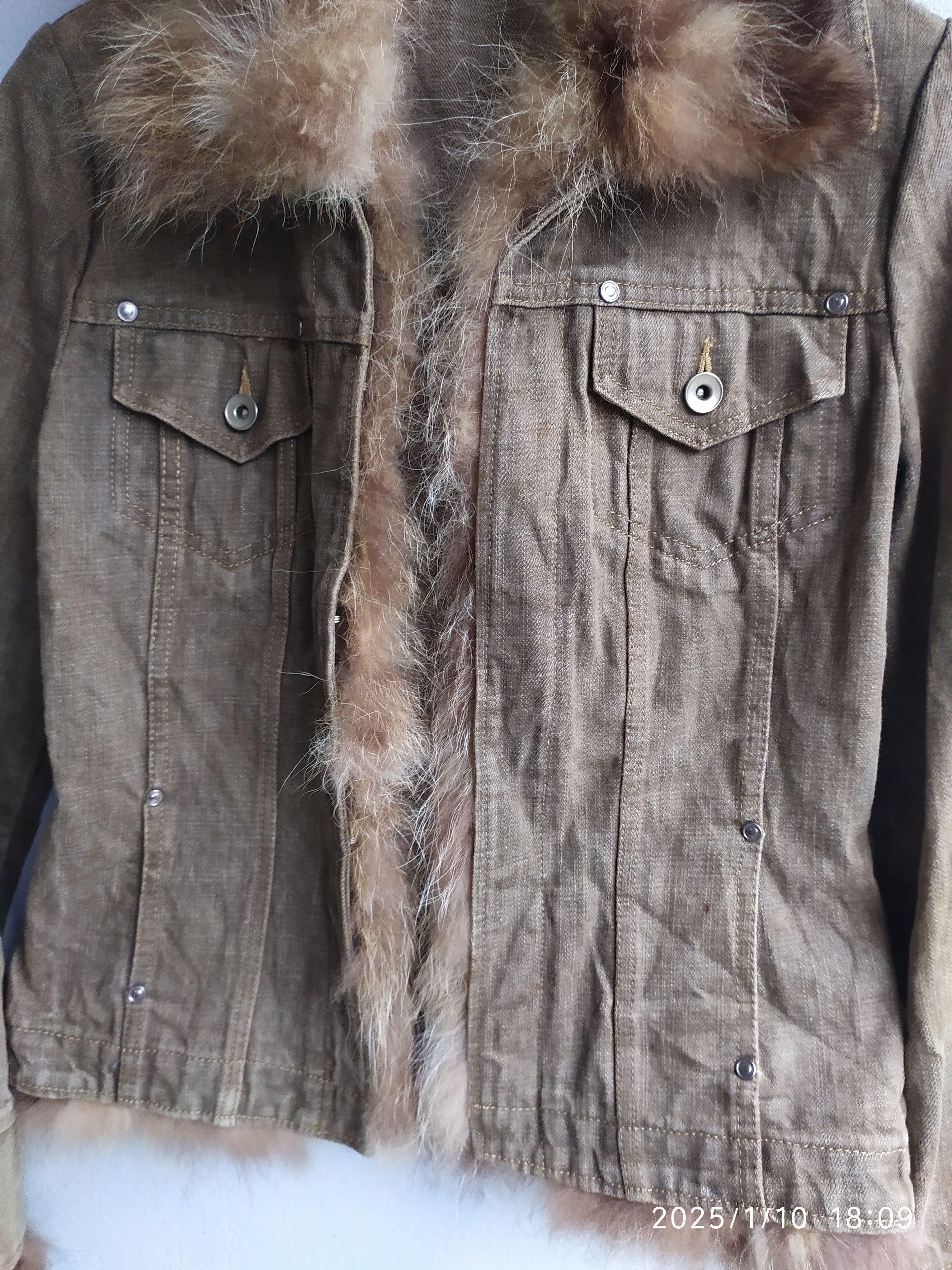 If Six Was Nine × Japanese Brand × Le Grande Bleu (L.G.B.) Japanese Brand Denim fur Jacket Size S / US 4 / IT 40 - 8 Thumbnail