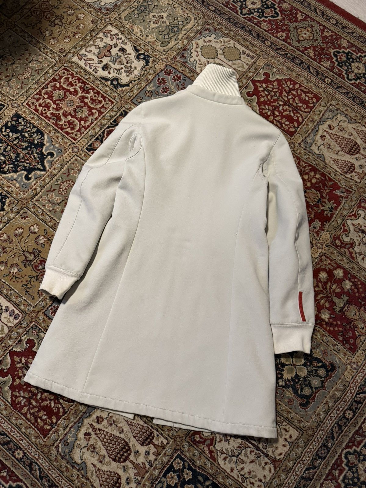 Prada Prada Linea Rossa Long Coat Luxury Women’s Streetwear Hype Size L / US 10 / IT 46 - 2 Thumbnail