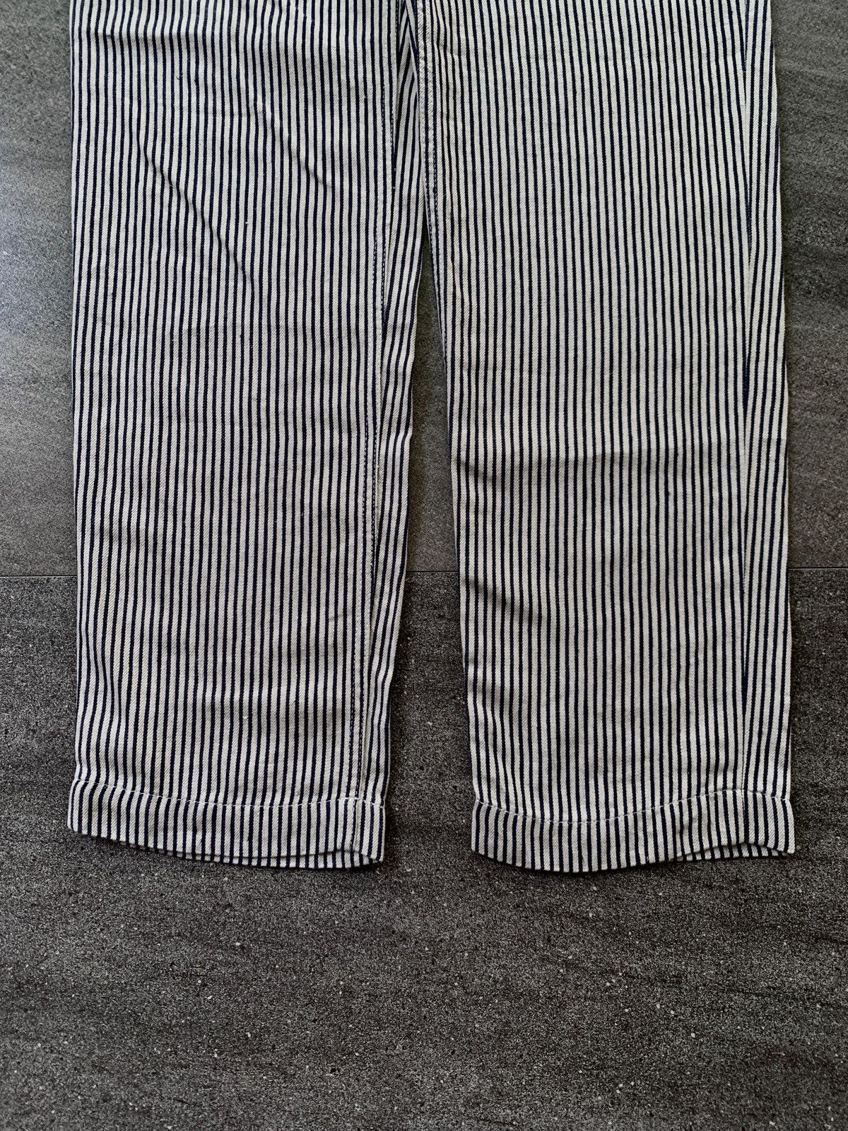 Comme des Garcons Homme Deux FREE TAX! CDGH Deux Linen Striped Trousers Size US 31 - 4 Thumbnail