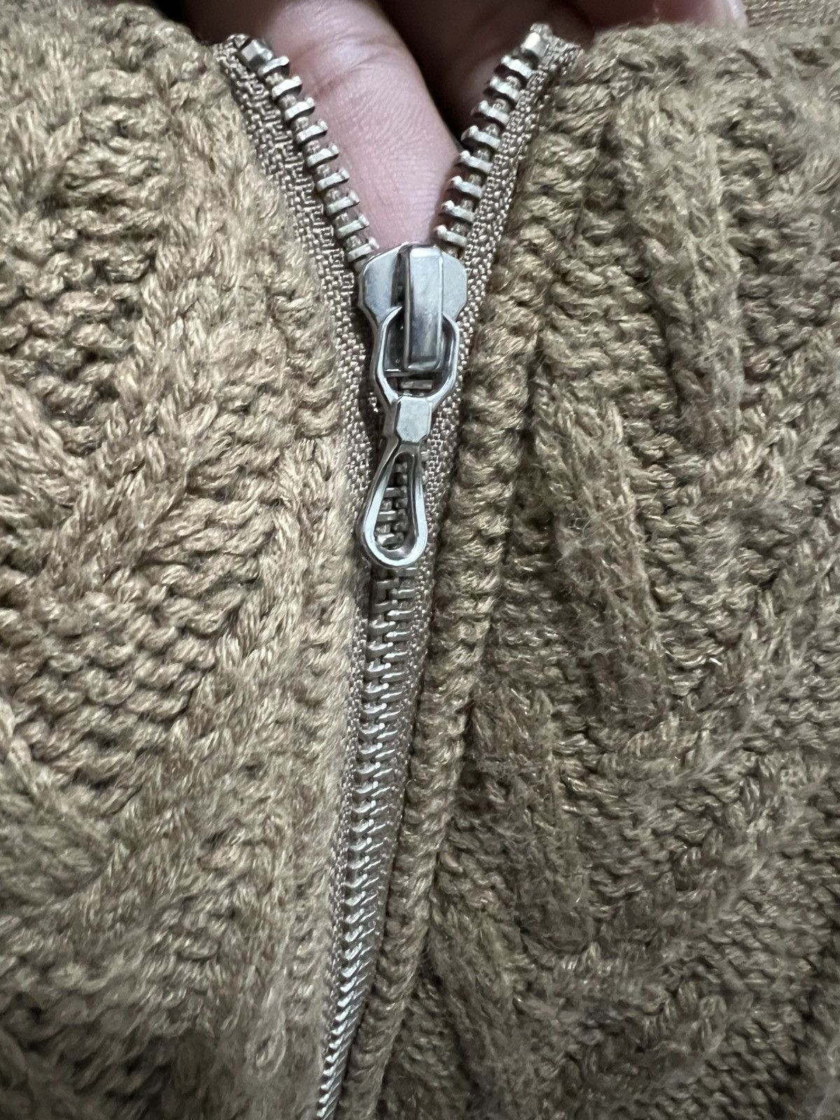Japanese Brand × Vanquish × Vintage Vanquish Cable Knitt Wool Bomber Jacket Size US M / EU 48-50 / 2 - 5 Thumbnail