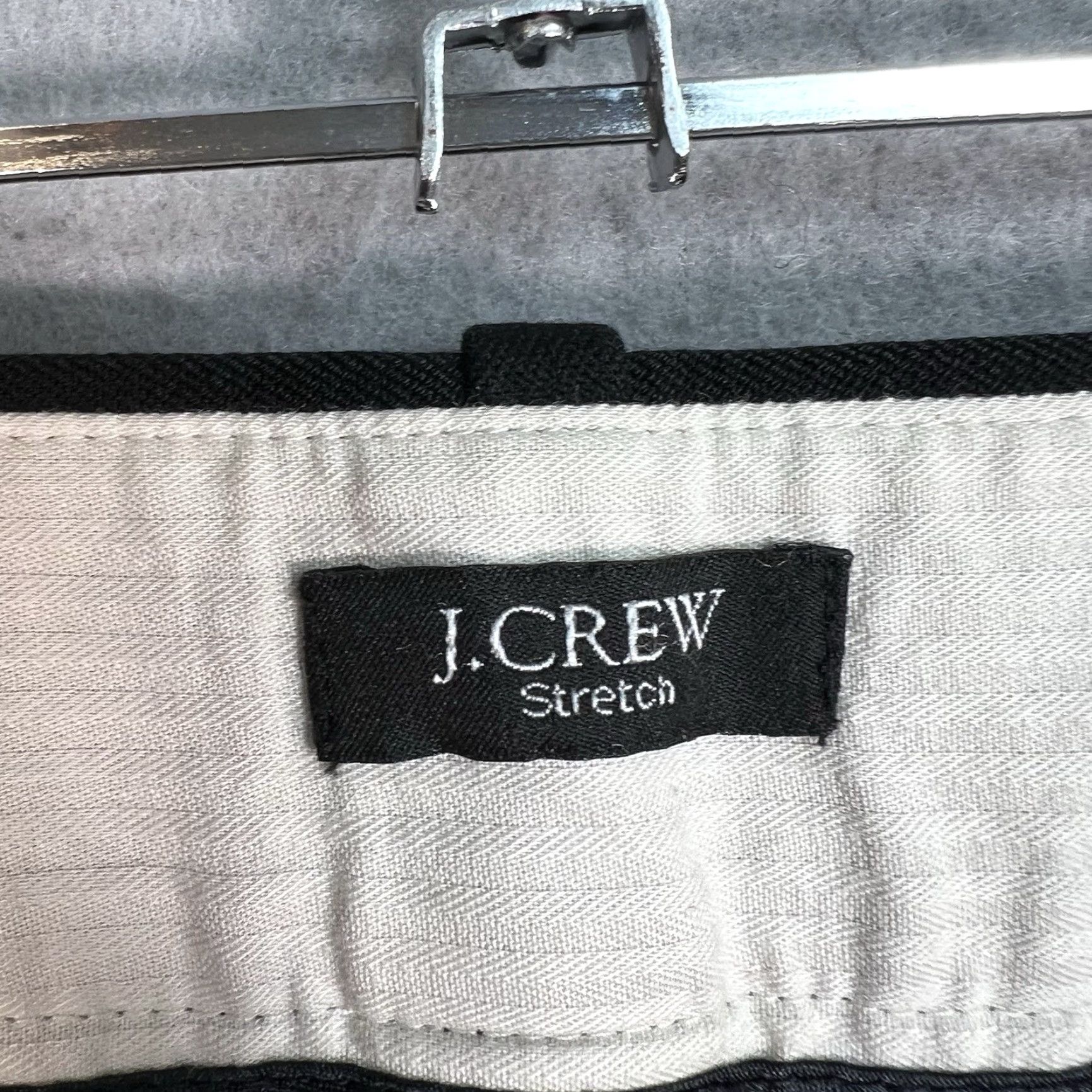 J.Crew J. Crew Minnie Black Stretch Cotton-Blend Slim Pants Womens Size 6 Size 28" / US 6 / IT 42 - 3 Thumbnail