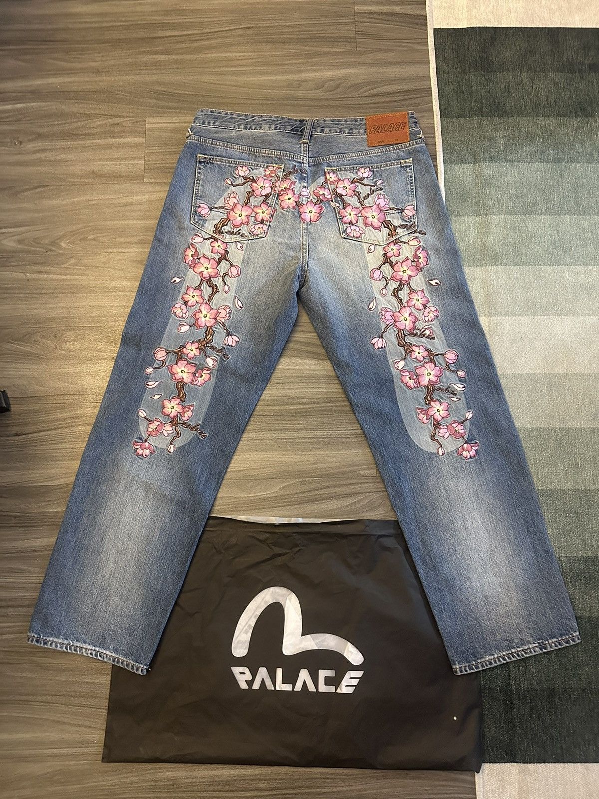 Palace Palace Evisu jeans | Grailed