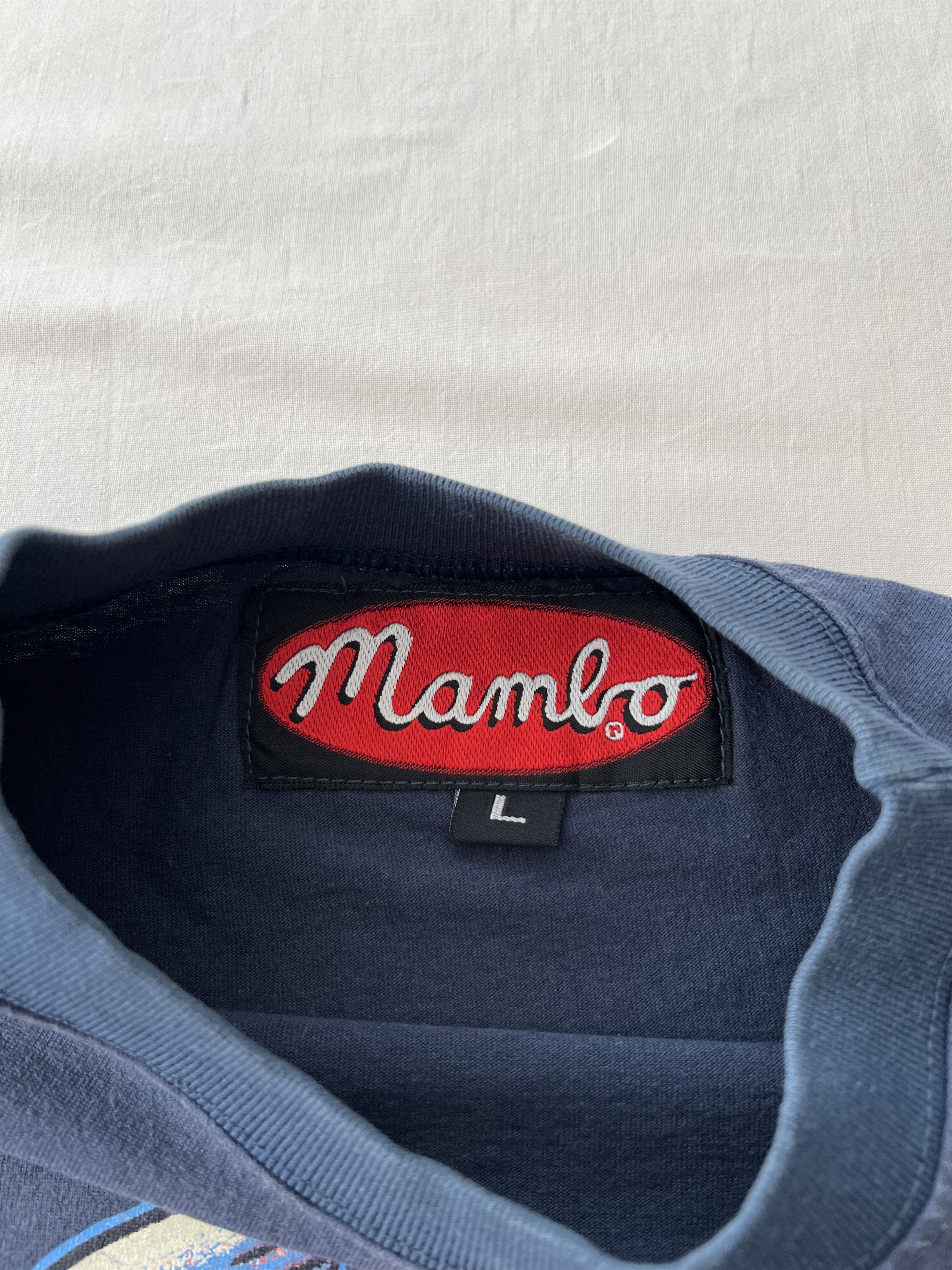 Mambo Vintage 1996 Mambo Surf Navy Long Sleeve T-shirt Size US L / EU 52-54 / 3 - 13 Thumbnail