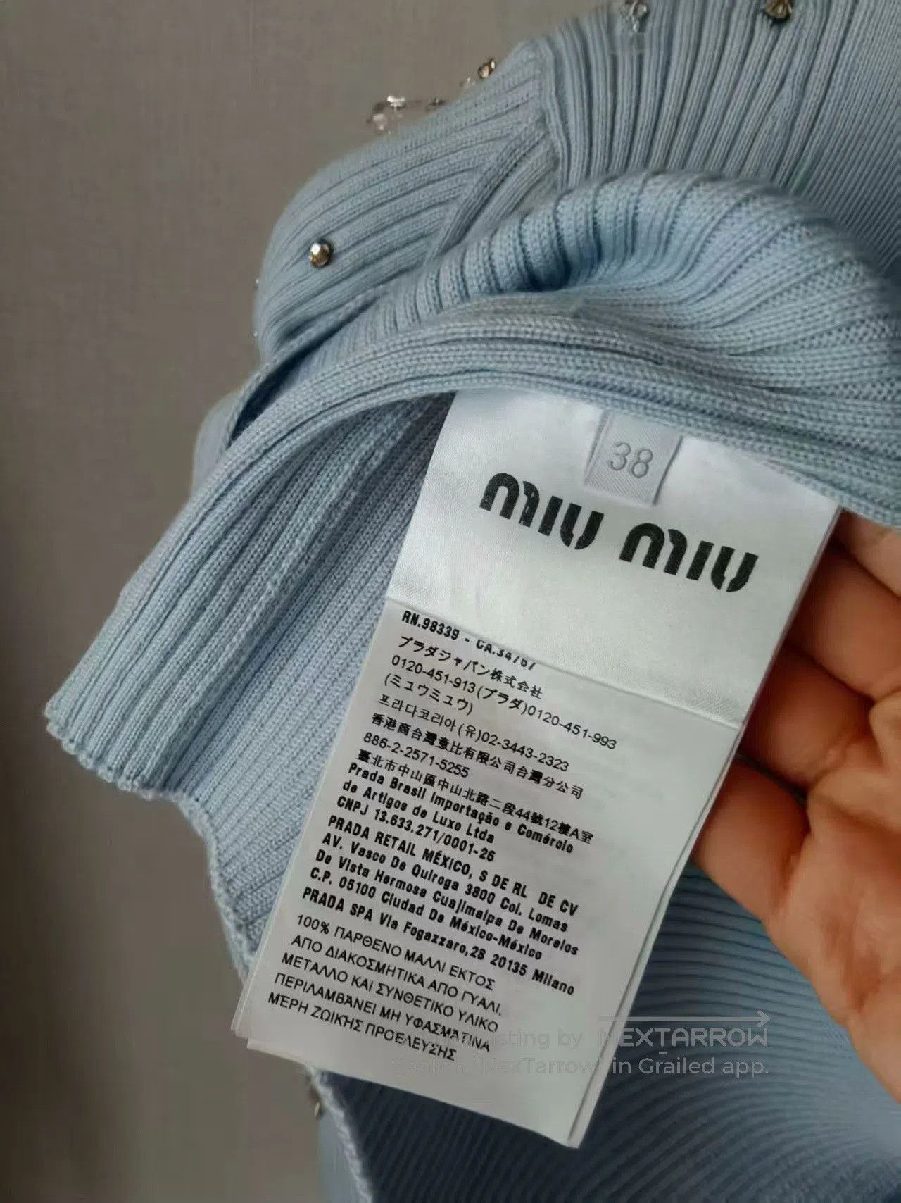 Miu Miu Miu Miu Women's Top. Size M / US 6-8 / IT 42-44 - 3 Thumbnail
