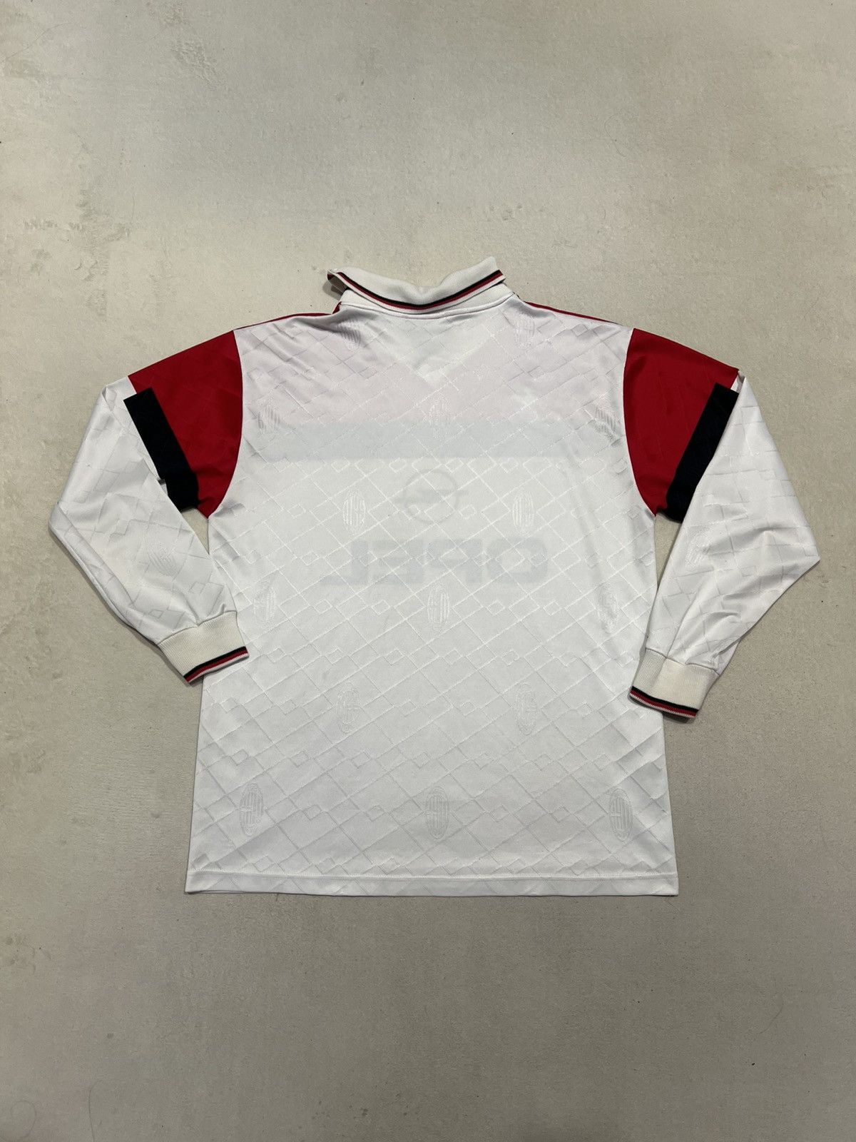 Lotto Sport Ac Milan 1994-95 Lotto Away Longsleeve Jersey Size US L / EU 52-54 / 3 - 6 Thumbnail