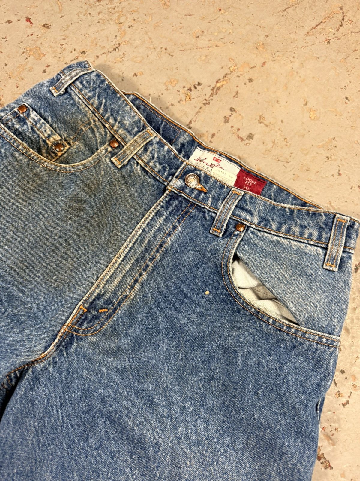 Levi's Vintage Gold Tag Distressed Levis Denim Size US 30 / EU 46 - 7 Thumbnail
