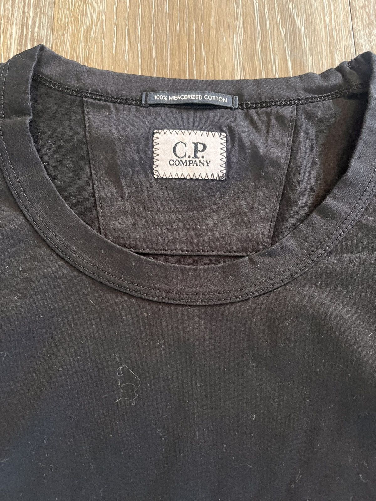 C.P. Company Cp company black logo tee Size US XXL / EU 58 / 5 - 3 Thumbnail