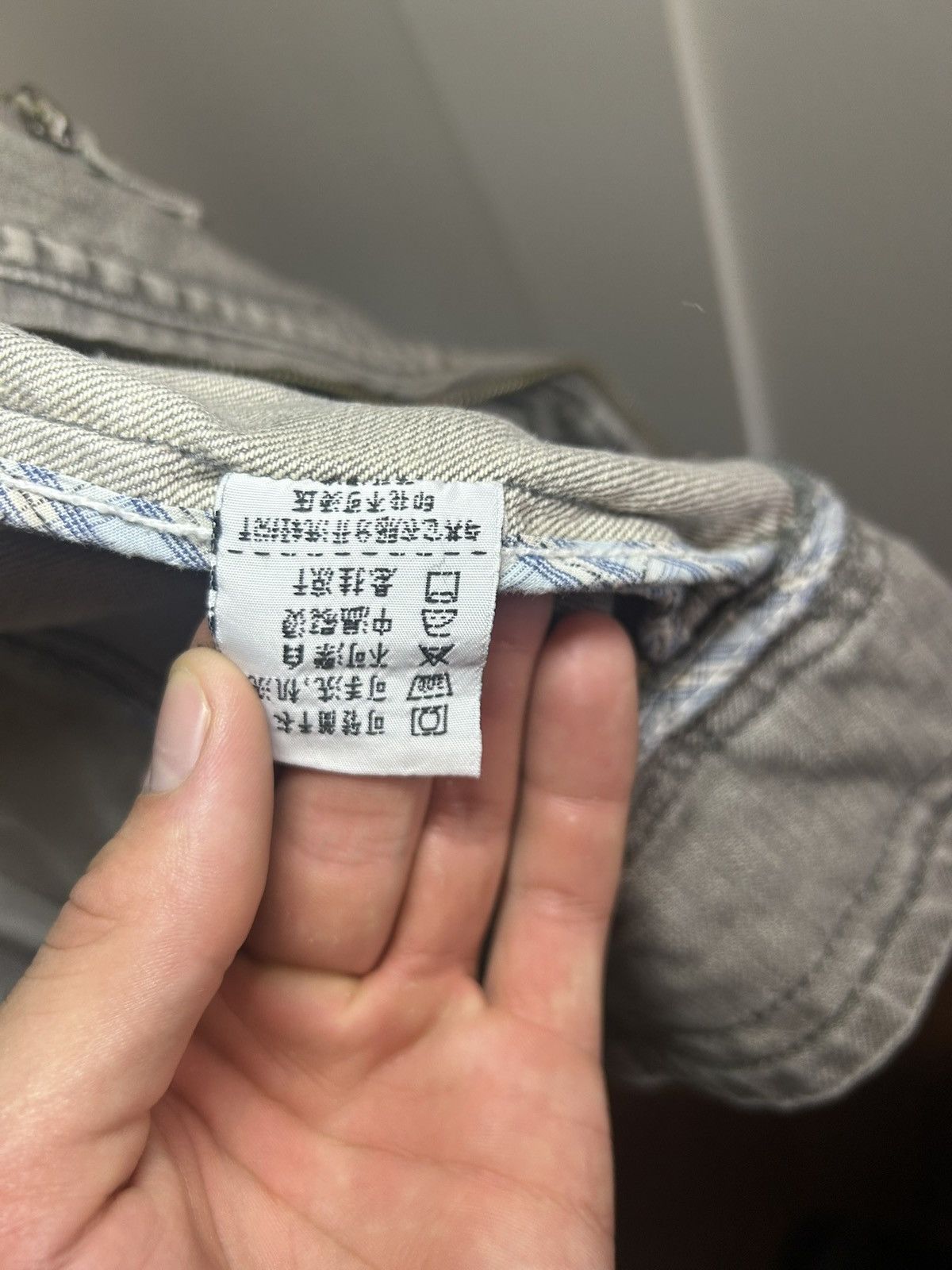 Vintage Vintage BS2B “bondage” cargo denim jacket Size US L / EU 52-54 / 3 - 4 Thumbnail