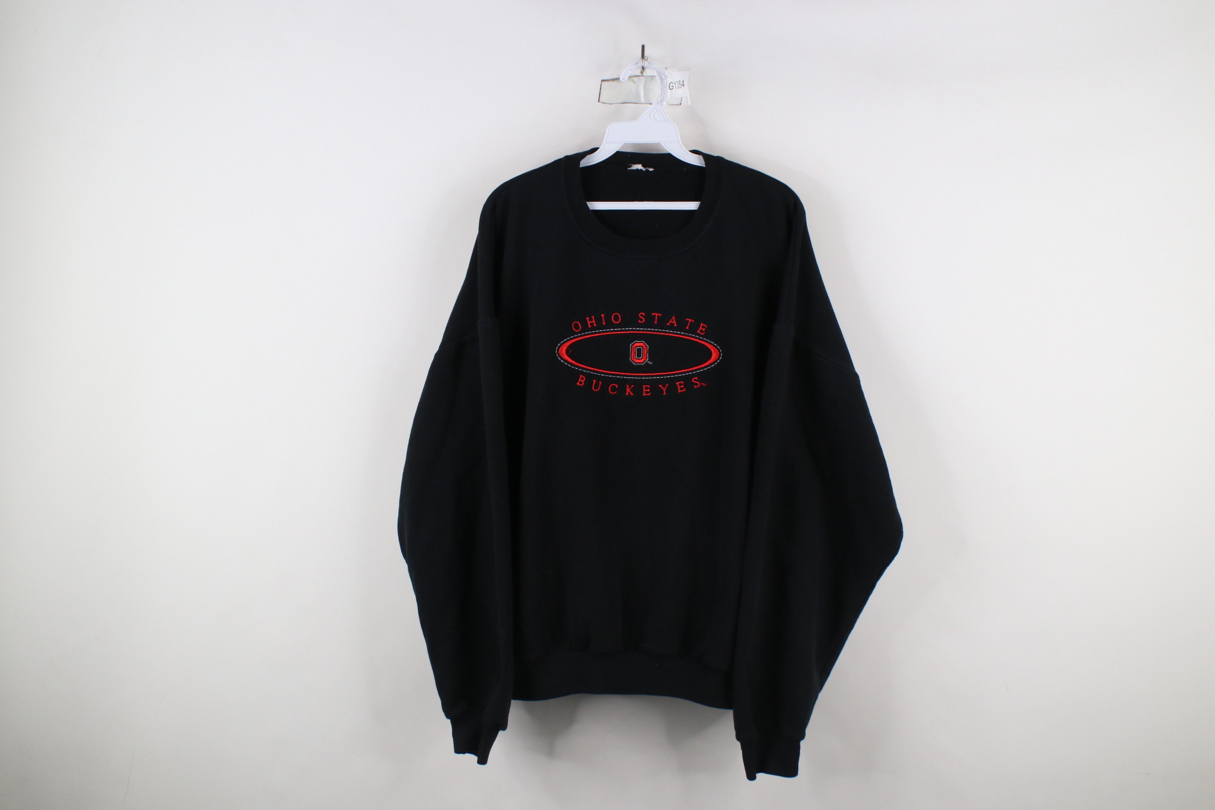 Vintage Vintage 90s Spell Ohio State University Crewneck Sweatshirt Size US XL / EU 56 / 4 - 1 Thumbnail