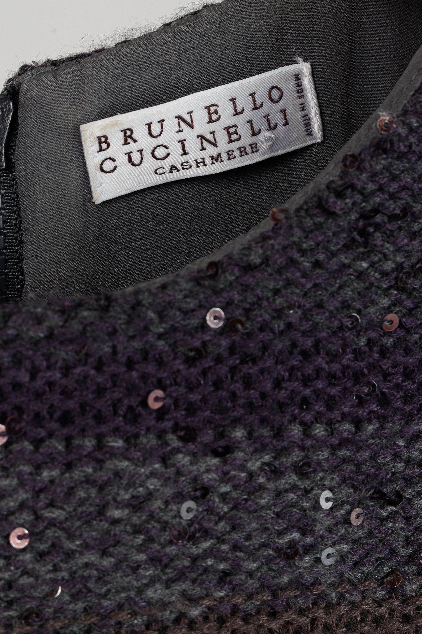 Brunello Cucinelli Brunello Cucinelli Striped Sequined Short-Sleeve Sweater Size M / US 6-8 / IT 42-44 - 6 Thumbnail