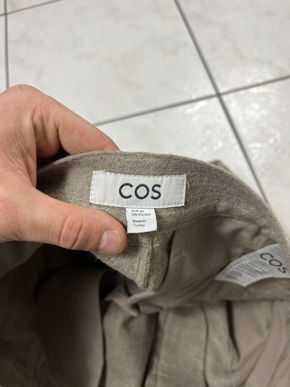 Cos × Designer COS wool casual textured casual pants trousers heather Size US 32 / EU 48 - 18 Thumbnail