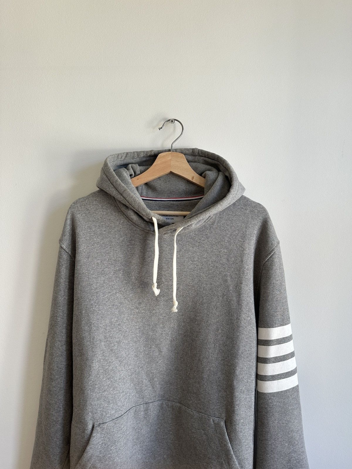 Thom Browne Thom Browne Classic Grey Hoodie Size US XL / EU 56 / 4 - 9 Thumbnail