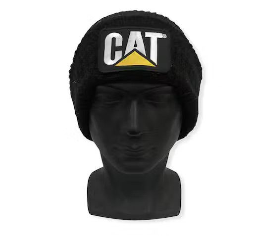 image of Vintage Caterpillar Trademark Logo Beanie Hat, Men's