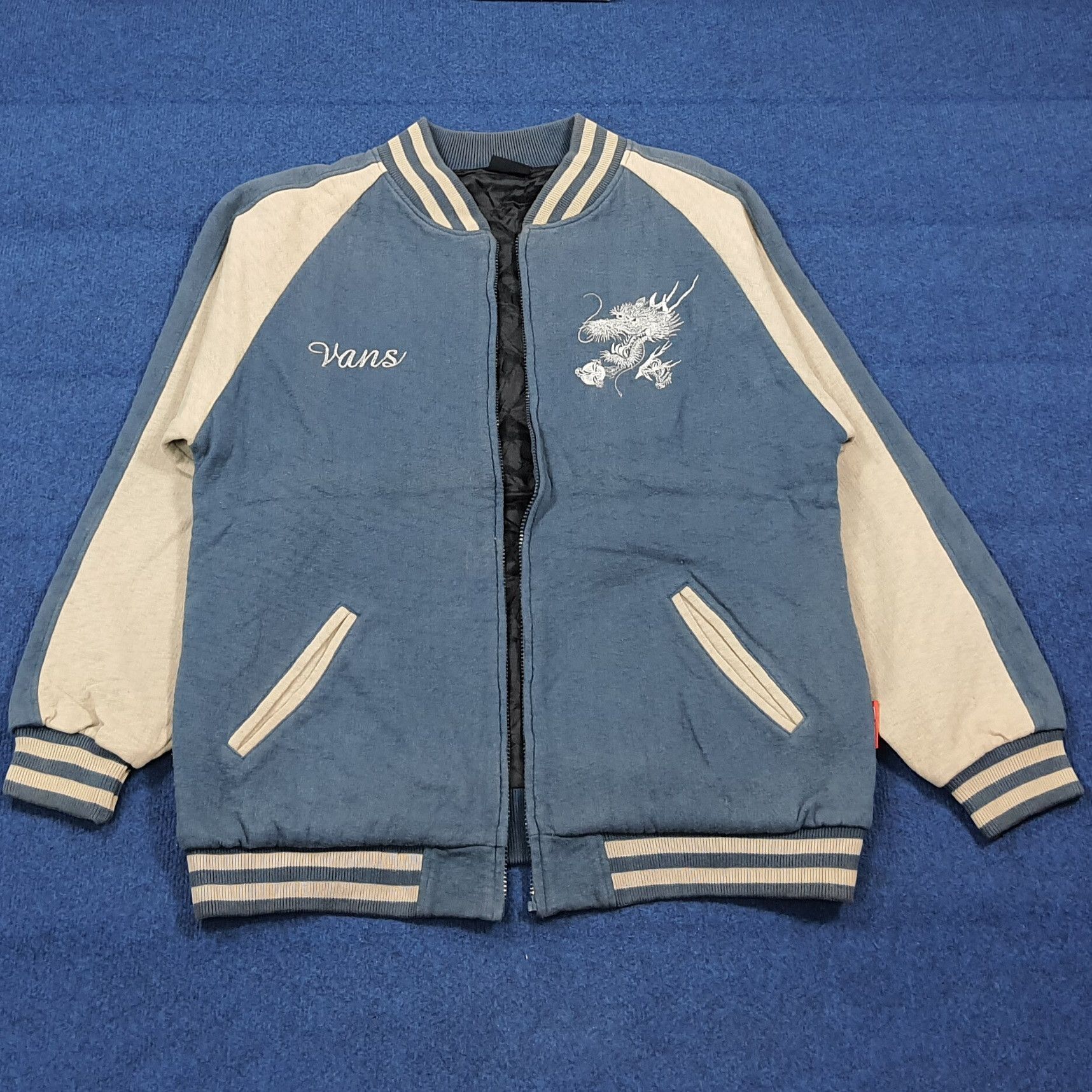 Vans Vintage Vans Japan Embroidery Dragon Sukajan Jacket C292N12 Size US L / EU 52-54 / 3 - 3 Thumbnail