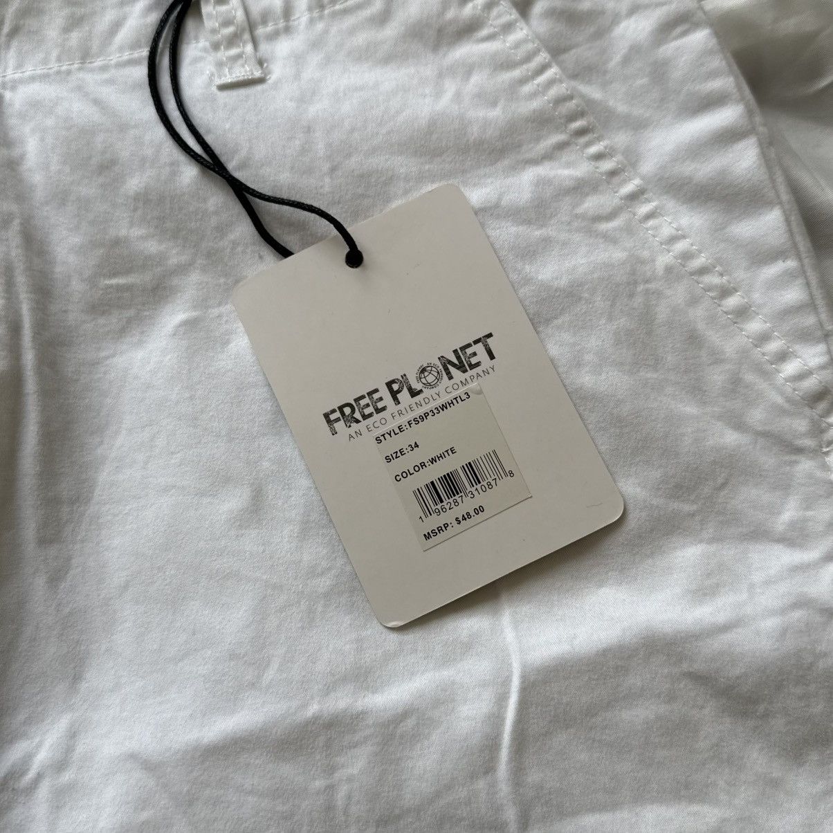 Free Planet Free Planet White Cotton Stretch Shorts Size 34 New / Summer Size US 34 / EU 50 - 5 Thumbnail