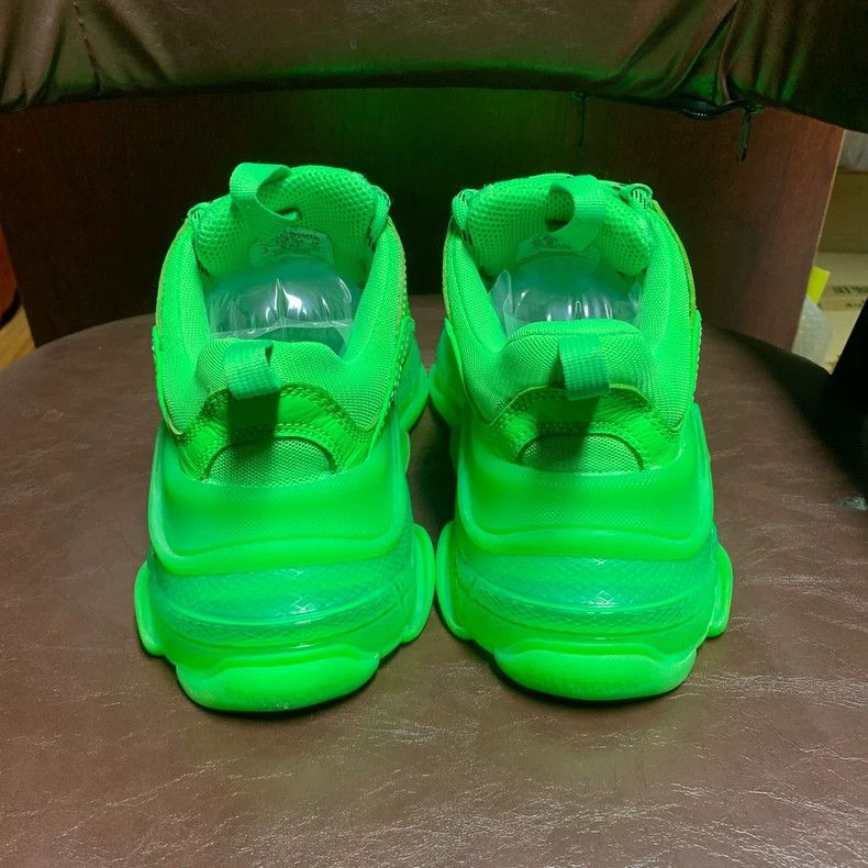 Balenciaga Balenciaga size 36 Triples Fluorescent Green Daddy Shoes 25 Size US 5 / EU 37 - 6 Thumbnail
