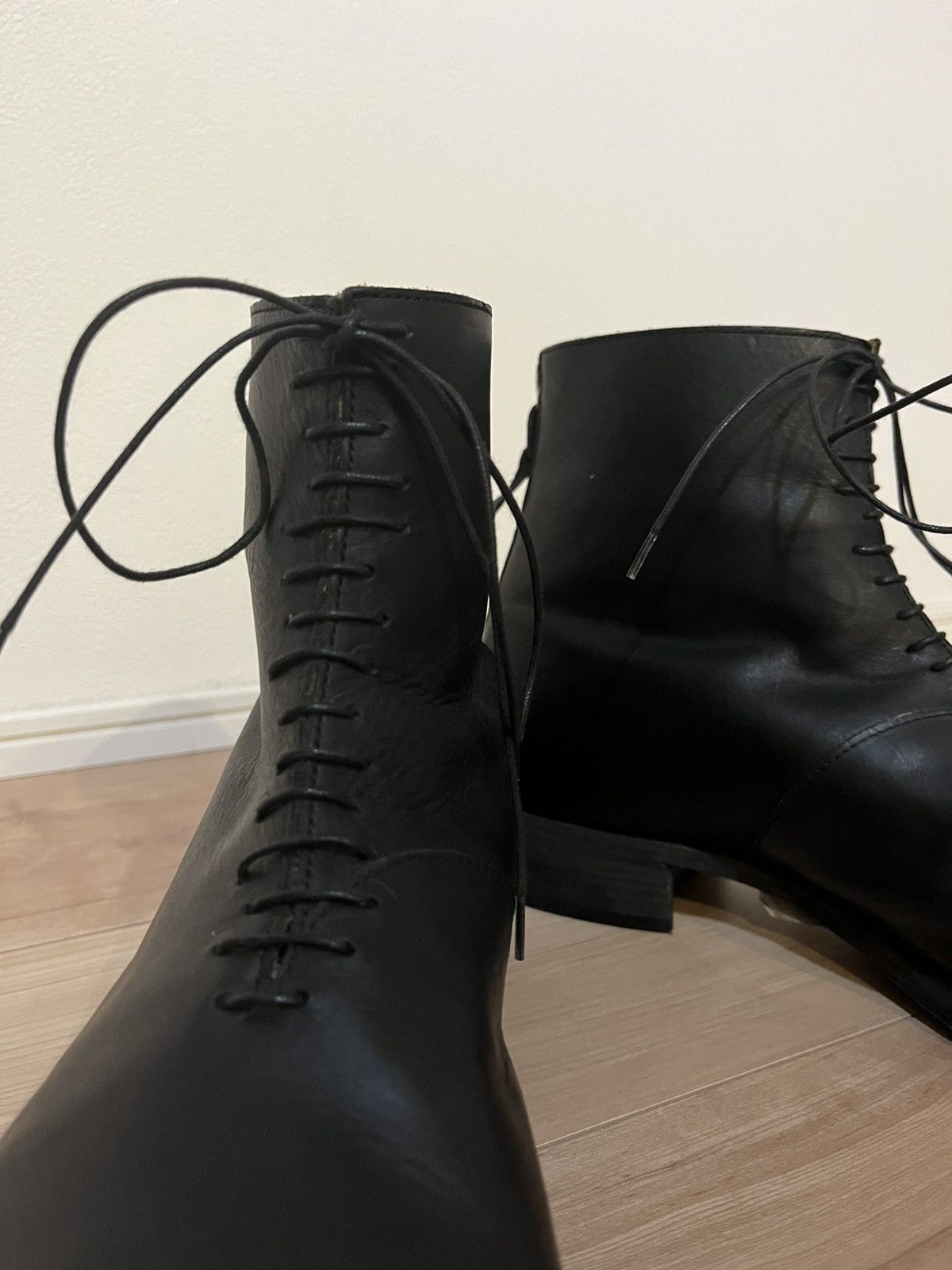 Ma+ m.a+/S1B2Z VA 1,5 short back zipper boot w/laces Size US 10 / EU 43 - 3 Thumbnail