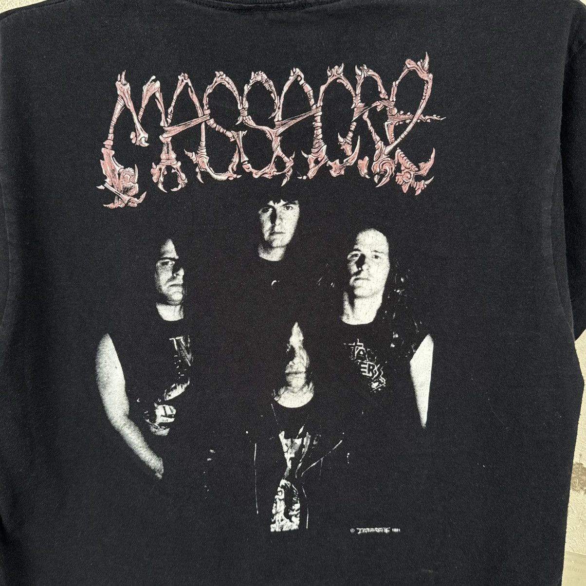Other Vintage Massacre Band T shirt 1991 From Beyond Rock Metal Size US M / EU 48-50 / 2 - 24 Thumbnail