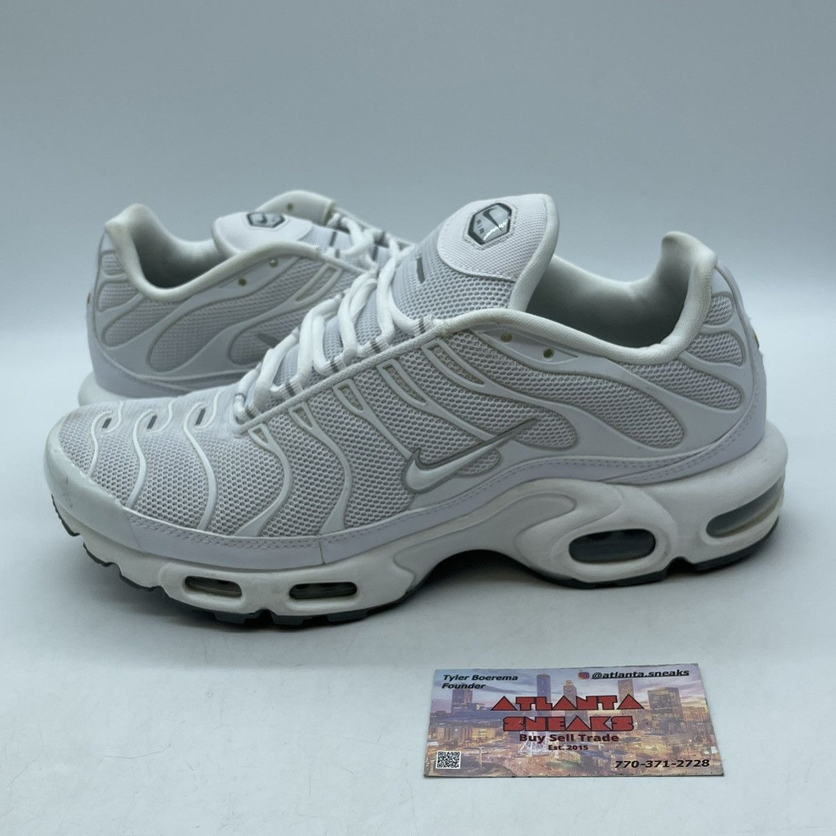 Nike Air max plus white Size US 9.5 / EU 42-43 - 1 Thumbnail