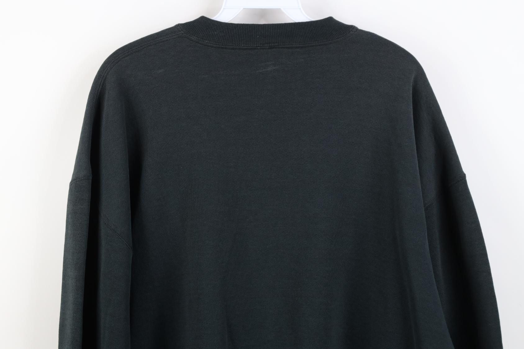 Russell Athletic Vintage 90s Russell Athletic Blank Crewneck Sweatshirt Black Size US XL / EU 56 / 4 - 17 Thumbnail
