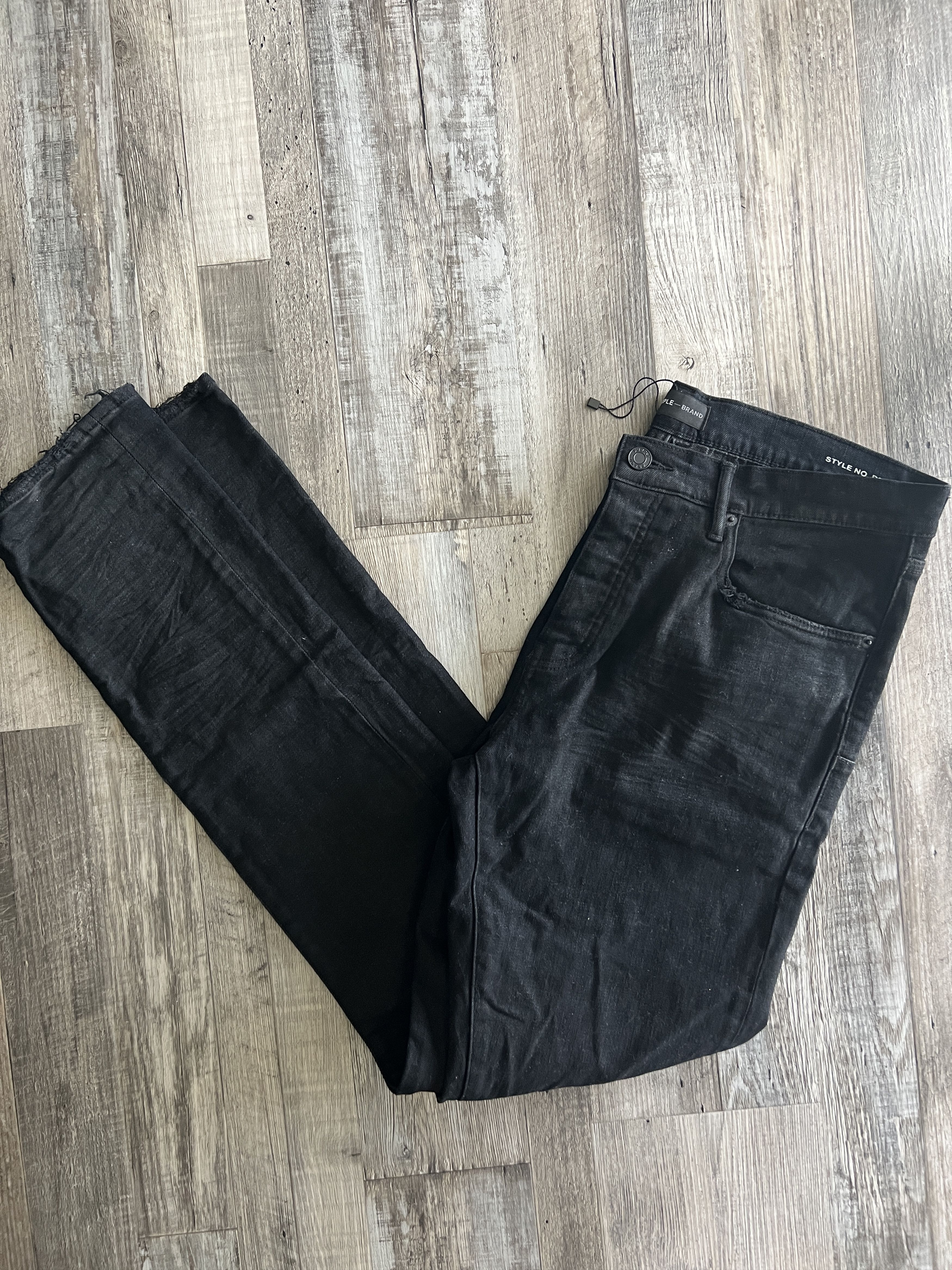 Purple Brand Purple Brand Slim Fit Black Jeans Size US 34 / EU 50 - 4 Thumbnail
