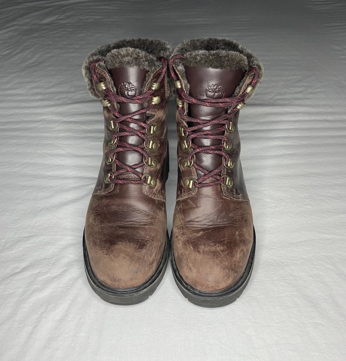 Timberland Timberland Brown Kinsley Waterproof Mid Hiker Boot Faux Fur Size US 8.5 / IT 38.5 - 4 Thumbnail
