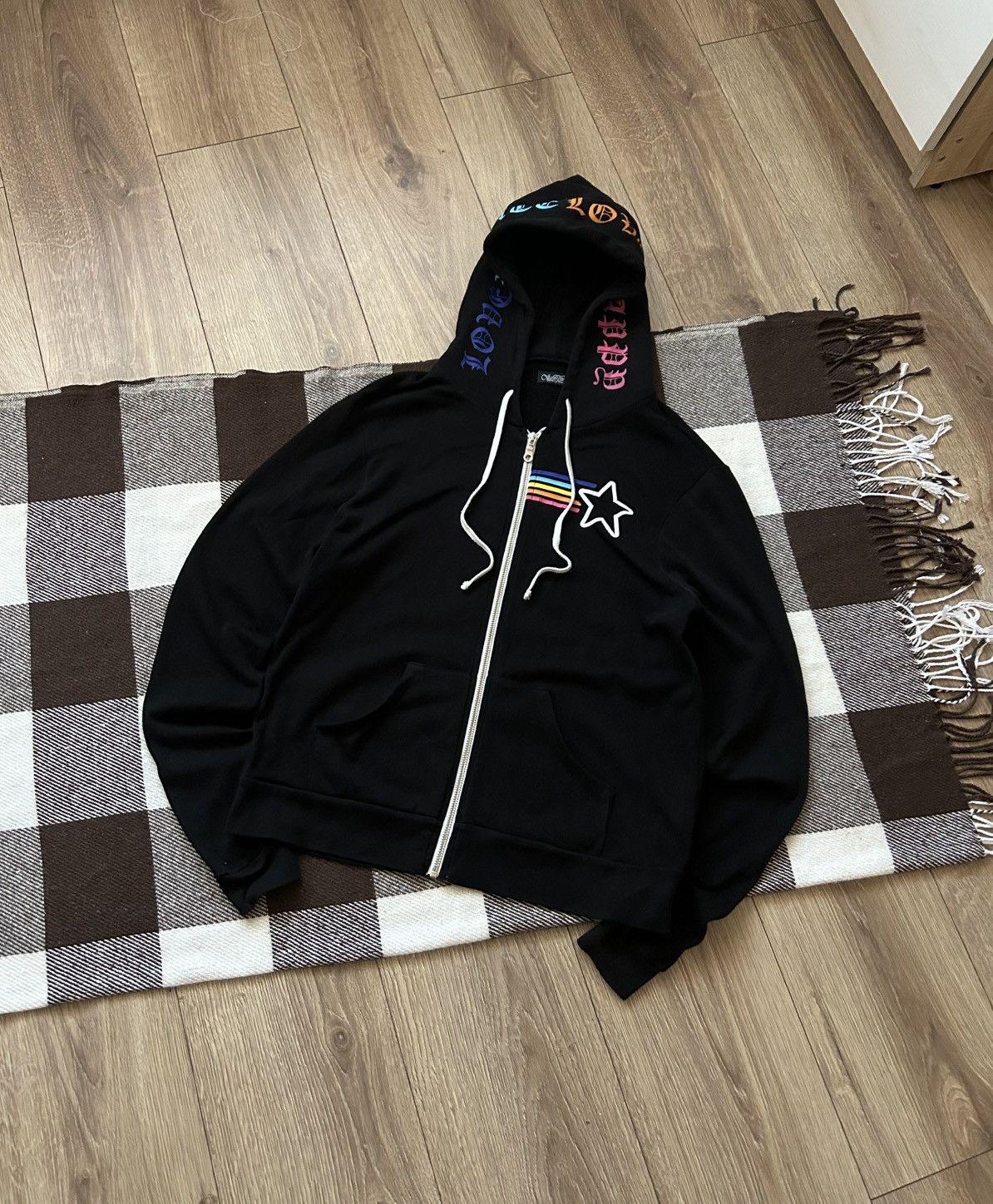Vintage Ed hardy style big logo light zip-hoodies mens Size US S / EU 44-46 / 1 - 2 Thumbnail