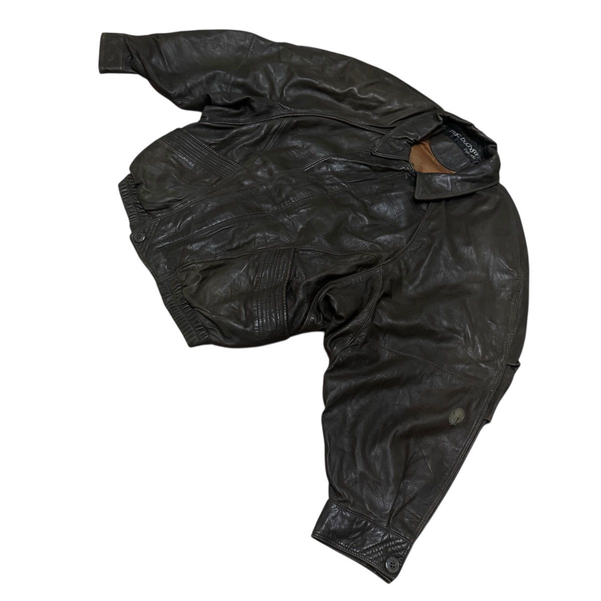 Marc Buchanan × Vintage Marc Buchanan Pelle Pelle Leather Jacke Brown Size US L / EU 52-54 / 3 - 2 Thumbnail