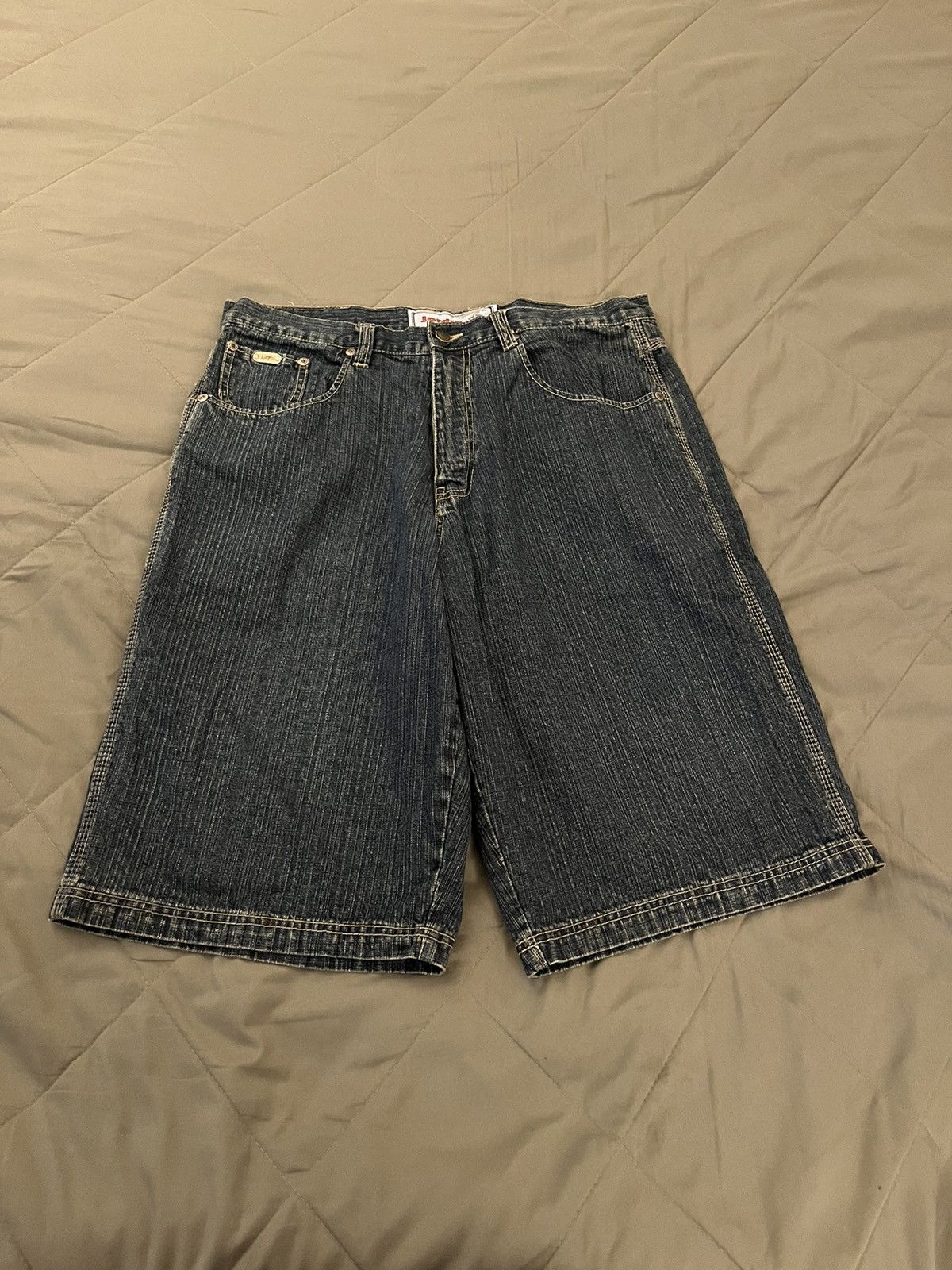 Vintage Y2K Jordin denim hip hop skate style shorts Size US 36 / EU 52 - 1 Thumbnail