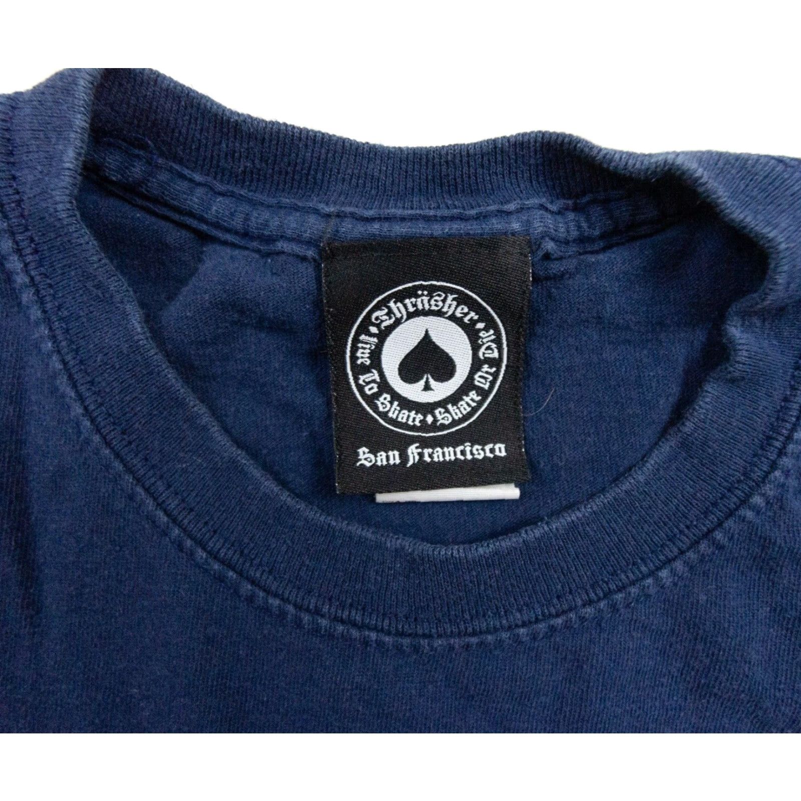 Thrasher Thrasher Skateboard Shirt Adult Medium Blue Short Sleeve Crewneck Tee Casual Mens Size US M / EU 48-50 / 2 - 4 Thumbnail