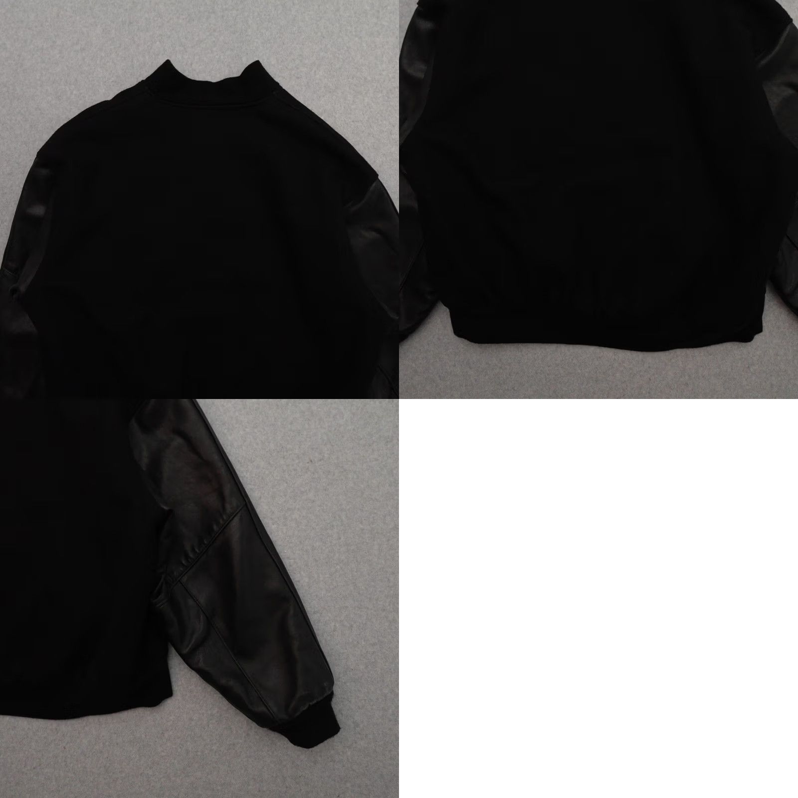 Vintage VINTAGE ROUSH Varsity Leather Sleeve Jacket Adult XL Black Cars Racing 27x27 Size US XL / EU 56 / 4 - 9 Thumbnail