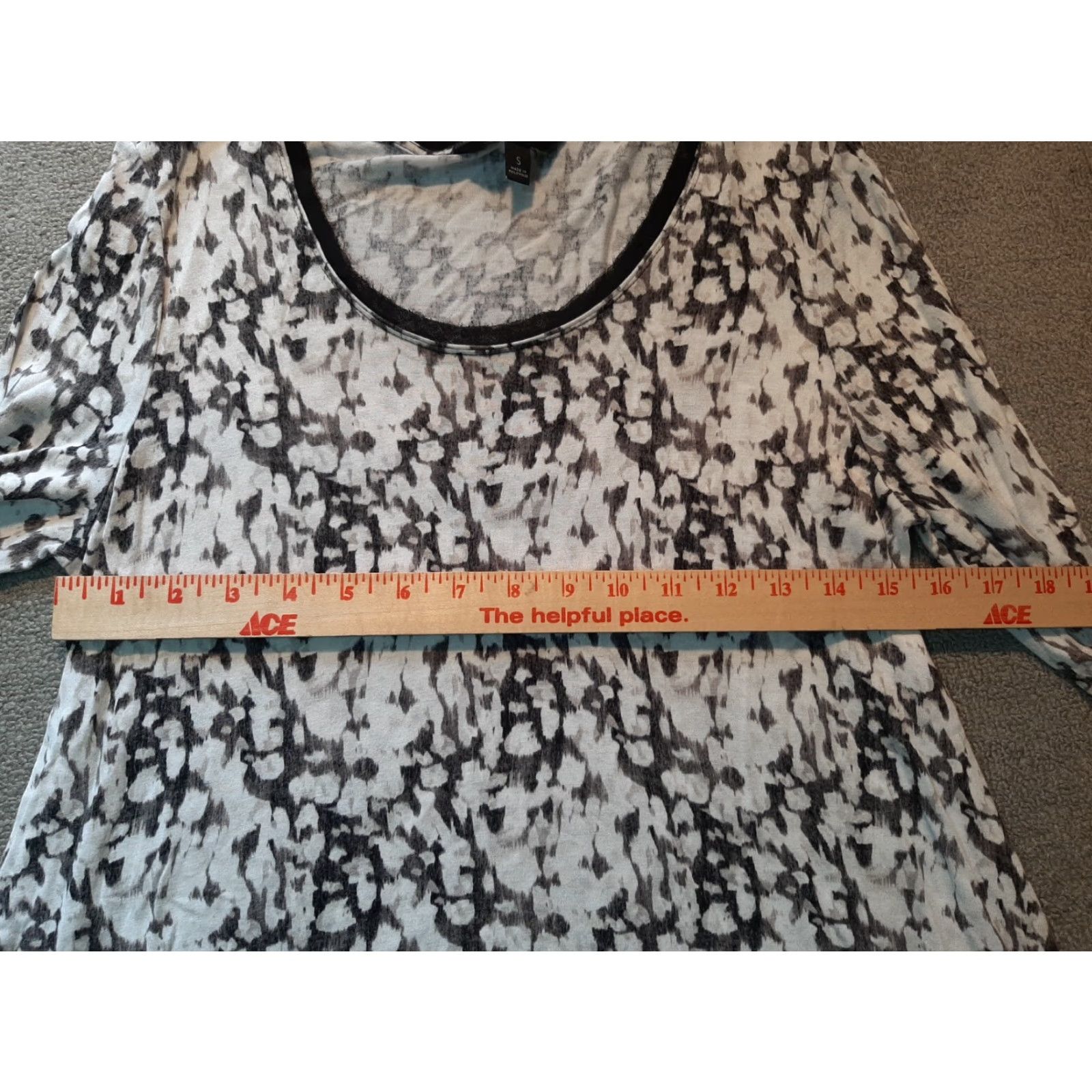 Vintage VINTAGE Simply Vera-Vera Wang Womens Top S Long Sleeve Black and white shirt Size S / US 4 / IT 40 - 6 Thumbnail