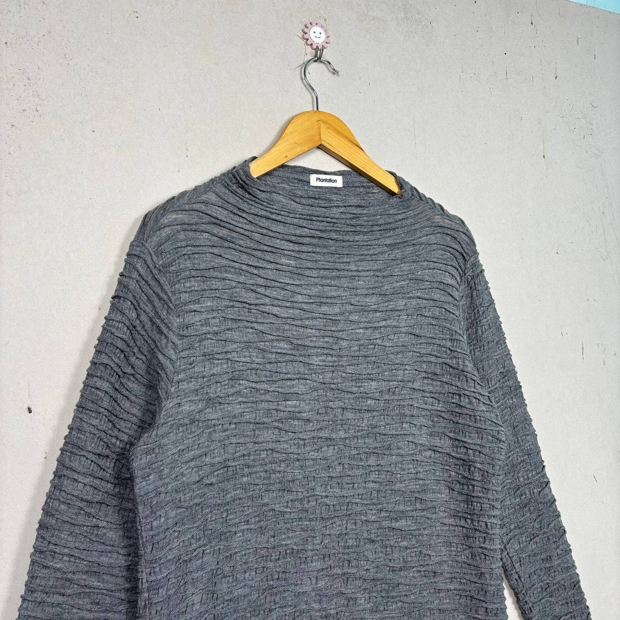 Issey Miyake Issey Miyake Plantation 90s Textured Wool Knit Sweater M Size US M / EU 48-50 / 2 - 4 Thumbnail