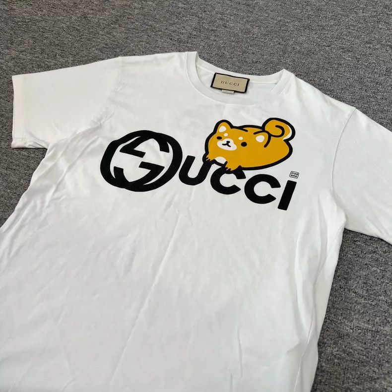 Gucci Gucci Cartoon puppy double G short-sleeved T-shirt 2504-Nex Size US XS / EU 42 / 0 - 3 Thumbnail