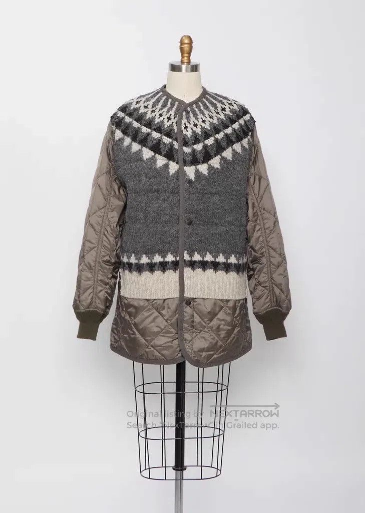 Junya Watanabe JUNYA WATANABE Knitted quilted jacket Size S / US 4 / IT 40 - 1 Thumbnail