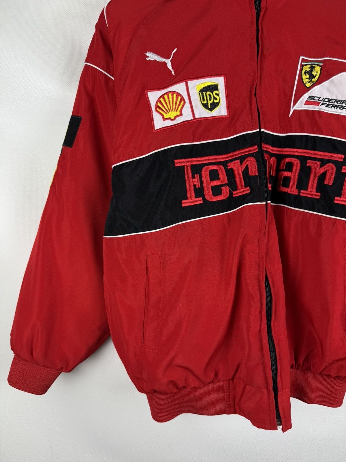 Ferrari Ferrari F1 Scuderia Overprinted Racing Bomber Jacket Size US S / EU 44-46 / 1 - 5 Thumbnail