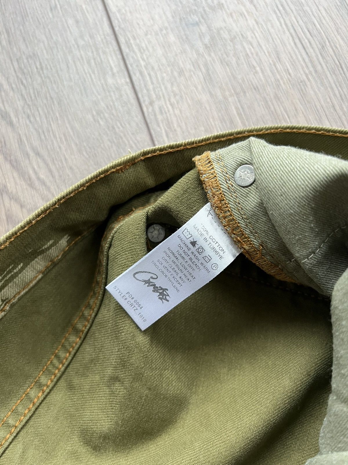Corteiz Corteiz FW23 Alcatraz Pattern Denim Jeans “Khaki” Large Size US 34 / EU 50 - 9 Thumbnail