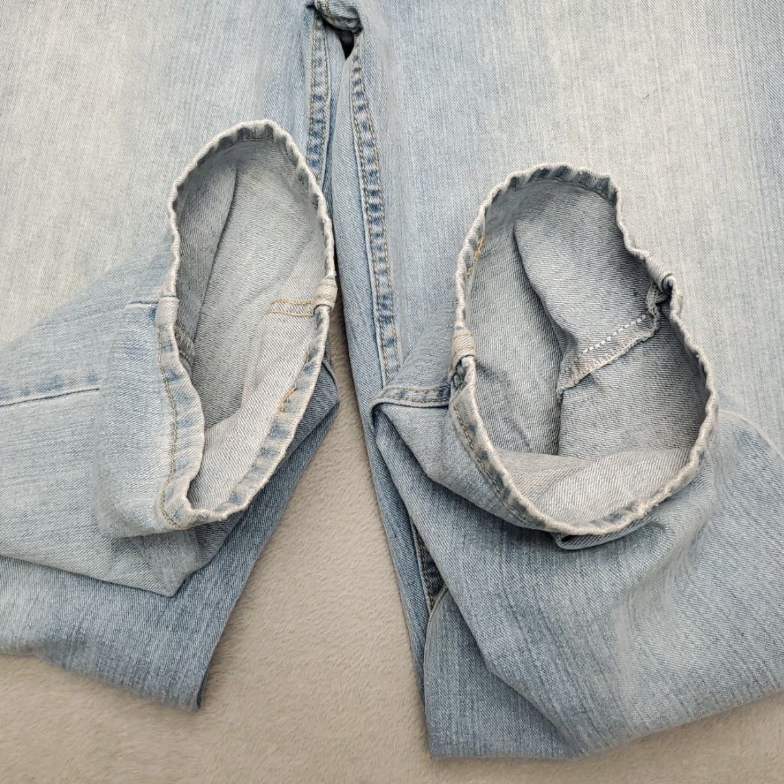 Lee VINTAGE Lee Jeans Mens 34x30 Blue Denim Relaxed Loose Casual Baggy Y2K Jeans Mens Blues Denim 34 30 Baggy Relaxed Size US 34 / EU 50 - 4 Thumbnail
