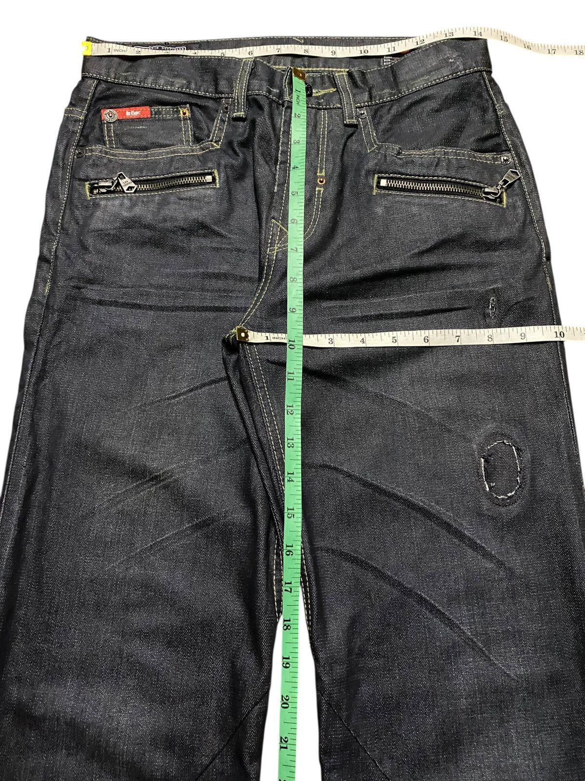 Vintage Y2K Lee Cooper Black Denim Distressed Loose Jeans