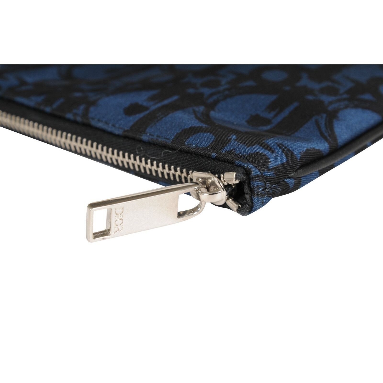 Dior Dior Oblique Logo Pouch Blue Black Size ONE SIZE - 9 Thumbnail