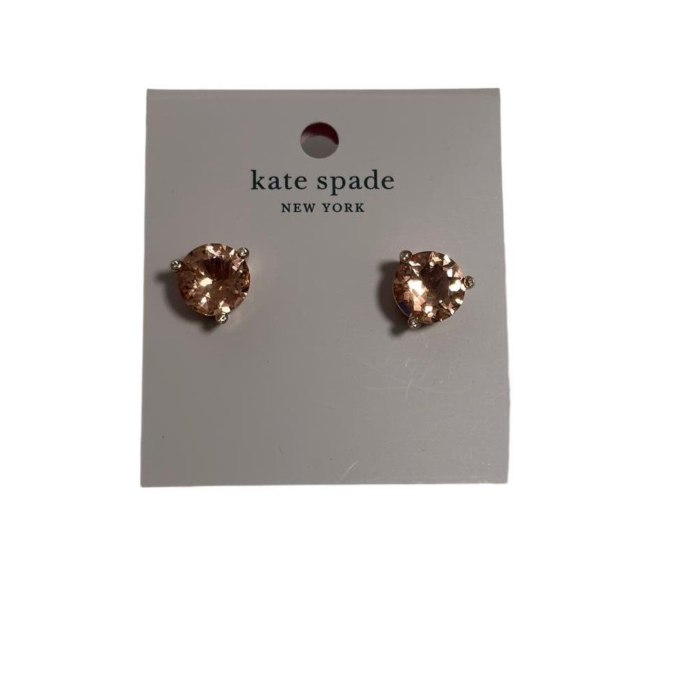 Kate Spade Kate Spade Round Rise and Shine Light Peach Studs Earrings Size ONE SIZE - 3 Thumbnail
